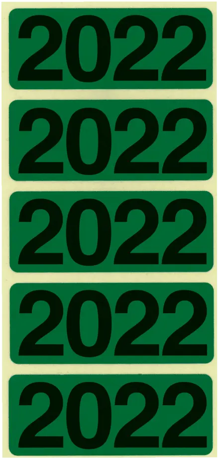 Bene Jahresschildchen 2022