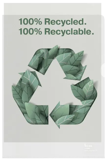 Bene Sichthülle 100% recycelt A4