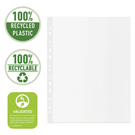 Bene Premium Prospekthülle 100% recycelt A4