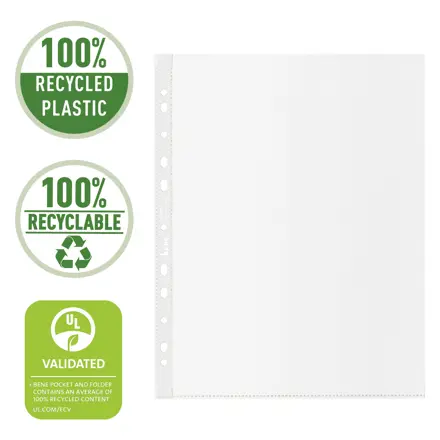 Bene Prospekthülle 100% recycelt A4