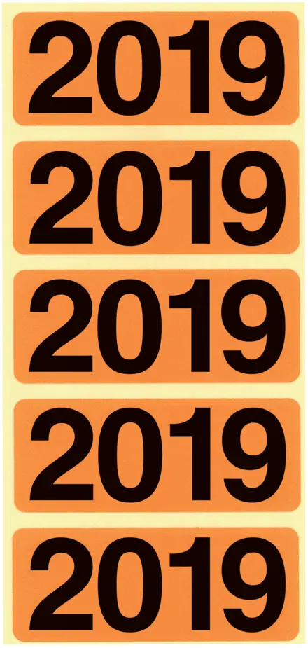 Bene Jahresschildchen 2019