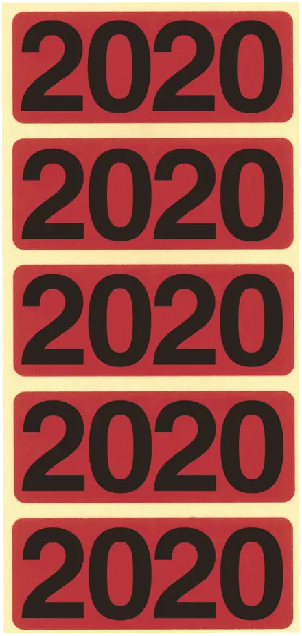 Bene Jahresschildchen 2020